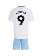 Aston Villa Jhon Duran #9 Replika Borta Kläder Barn 2024-25 Kortärmad (+ byxor)